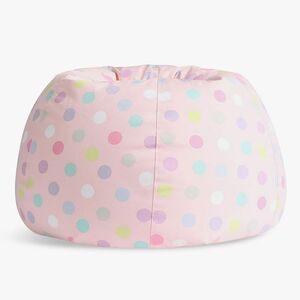 Pottery Barn Kids Multi Dot Beanbag Cover Pink New